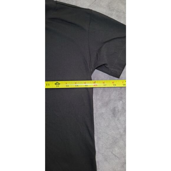 Fear of God Essentials Sz XXS Dark Black Short Sleeve Women’s T-Shirt C11-14 - Picture 3 of 8